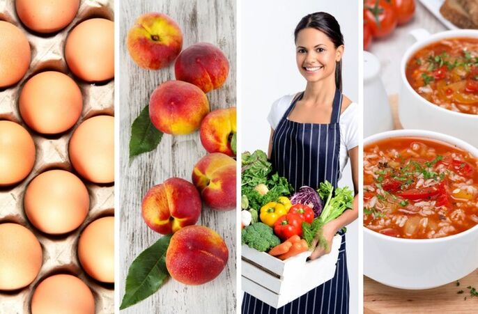 Grupos de dieta de productos